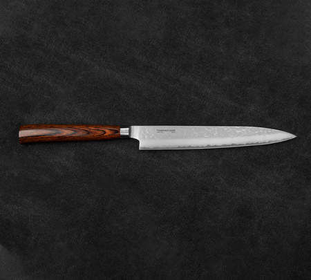 Tamahagane Tsubame Brown VG-5 Nóż Sashimi 21cm