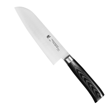 Tamahagane SAN Black VG-5 Nóż Santoku 17,5 cm