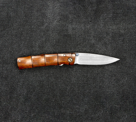 Mcusta Shinra Emotion Iron wood Damascus VG-10 6,5 cm