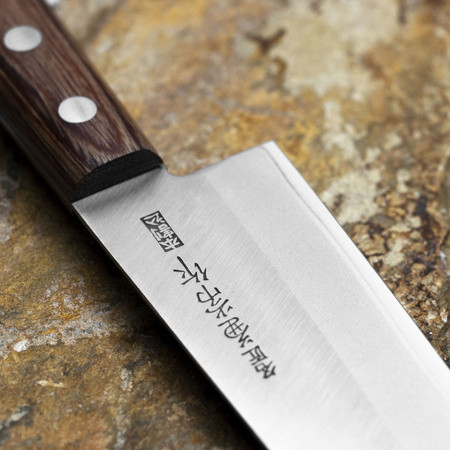 Kanetsune 1000 Shiro-2/SS Nóż Mini Santoku 14cm