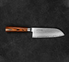 Tamahagane Tsubame Brown VG-5 Nóż Santoku 12 cm