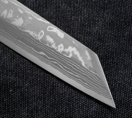 Hideo Kitaoka Shirogami Satin Nóż Kiritsuke 21 cm