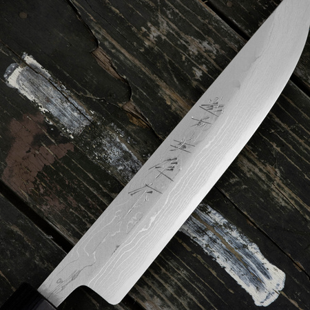 Hideo Kitaoka Shirogami Satin Nóż Matsuba 12 cm