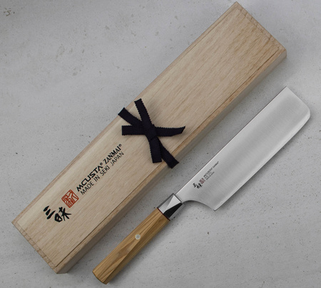 Mcusta Zanmai Beyond Aogami Super Nóż Nakiri 16,5cm