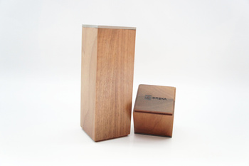 BREKA Świecznik duży 15cm / orzech