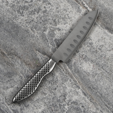 Nóż Mini Santoku 11 cm żłobiony | Global GS-57