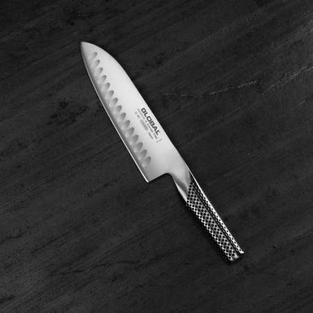 Nóż Santoku żłobiony 18cm | Global G-80