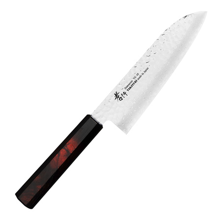 Sakai Takayuki Nanairo VG-10 Wine Nóż Santoku 17 cm