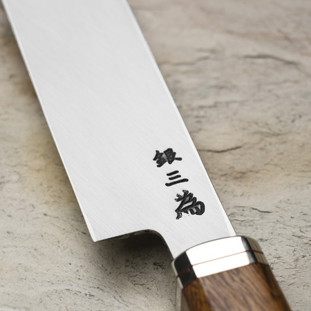 Sakai Takayuki Shiden Silver#3 Nóż Kengata Yanagiba 27 cm