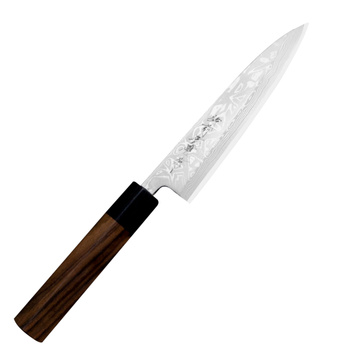 Hideo Kitaoka Shirogami Satin Nóż Kaisaki 15 cm