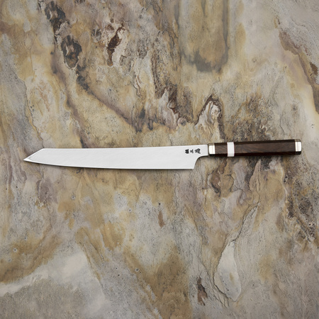 Sakai Takayuki Shiden Silver#3 Nóż Kengata Yanagiba 27 cm