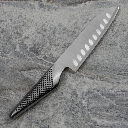 Nóż Santoku 13 cm żłobiony | Global GS-90