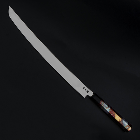 Sakai Takayuki Rinka Silver#3 Nóż Sakimaru 39 cm