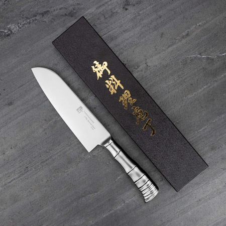 Tamahagane Bamboo VG-5 Nóż Santoku 17,5cm