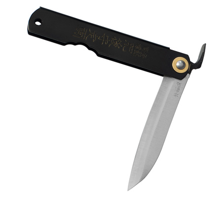 Nóż kieszonkowy Shirogami Higonokami Sasaha Black 7,9 cm