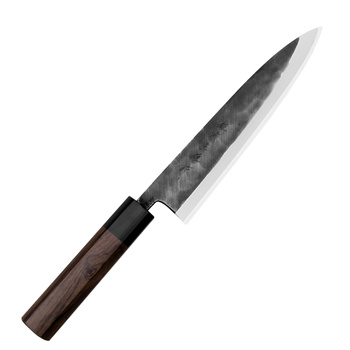 Hideo Kitaoka Shirogami Black Oktagon Nóż Miroshi Deba 21cm