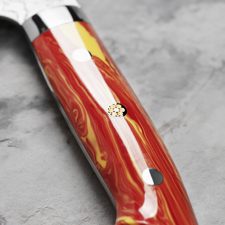 Takeshi Saji Red Turquoise R2 Nóż Santoku 18 cm LIMITED