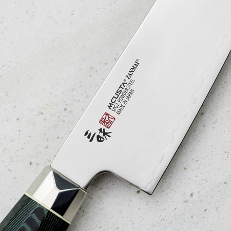 Mcusta Zanmai Green Revolution SPG2 Nóż Ko-Santoku 15cm