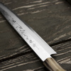 Hideo Kitaoka Aogami#2 Satin Damascus Nóż Yanagiba 24 cm