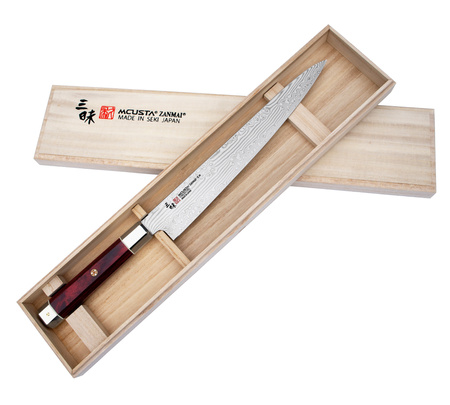 Mcusta Zanmai VG-10 Ultimate Aranami Nóż Sujihiki 24 cm