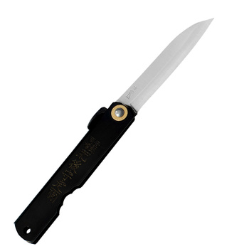 Nóż kieszonkowy Shirogami Higonokami Sasaha Black 7,9 cm