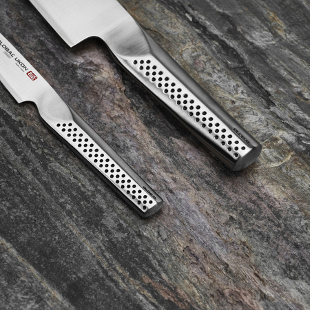 Global Ukon Zestaw Nóż Szef kuchni 20 cm + Nóż do obierania 9 cm
