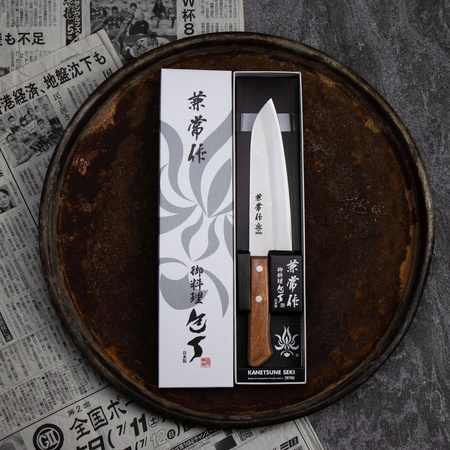 Kanetsune 510 Shiro-2/SS Nóż Santoku 16,5 cm