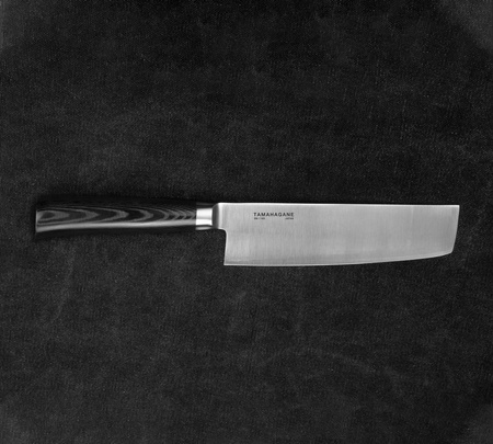 Tamahagane SAN Black VG-5 Nóż Nakiri 18 cm