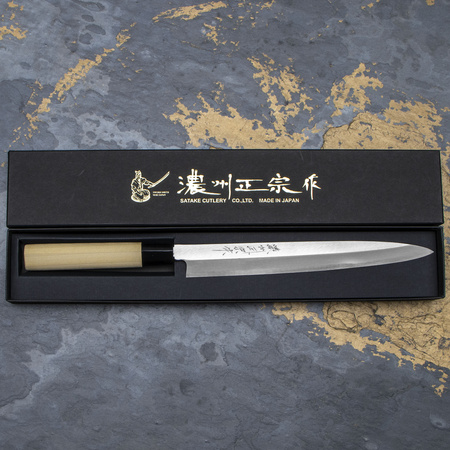 Satake Cutlery Mfg S/D SK-5 Rdzewny Nóż Yanagi-Sashimi 24 cm