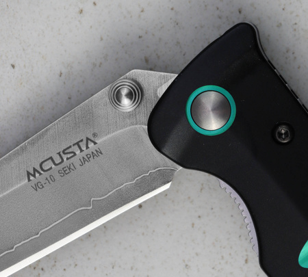 Mcusta Katana VG-10 Black/Green 8,5 cm