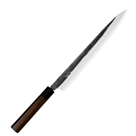 Hideo Kitaoka Shirogami Black Nóż Oktagon Yanagi 30 cm