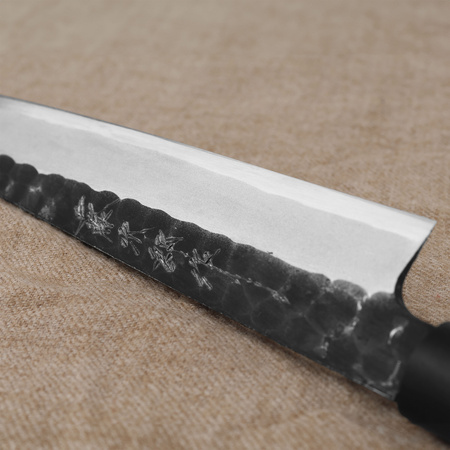 Tojiro Black Hammered Shirogami#2 Nóż Yanagiba 21 cm