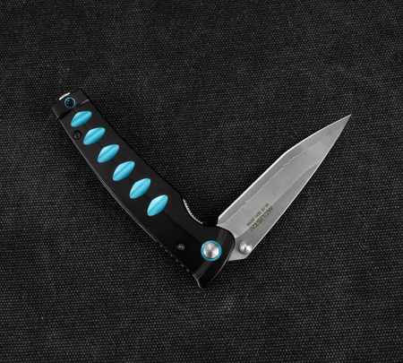 Mcusta Katana VG-10 czarne aluminium 8 cm