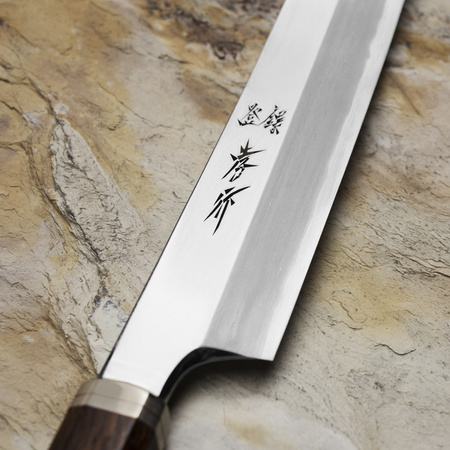 Sakai Takayuki Shiden Silver#3 Nóż Kengata Yanagiba 27 cm