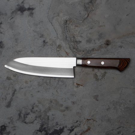 Satake Cutlery Mfg Unique AUS-8 Nóż Santoku 17 cm