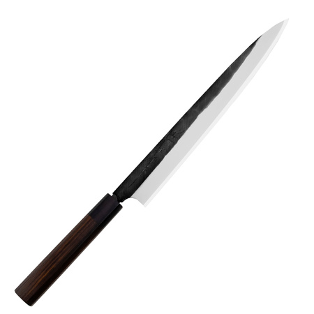 Hideo Kitaoka Shirogami Black Oktagon Nóż Yanagi 27 cm