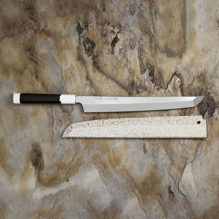 Sakai Takayuki Kageuchi Honyaki Shirogami#2 Nóż Sakimaru Yanagiba 30 cm