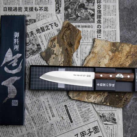 Kanetsune 1000 Shiro-2/SS Nóż Santoku 16,5cm