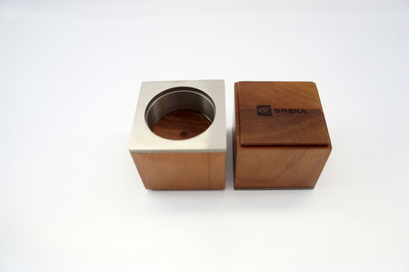 BREKA Świecznik mały 5cm / orzech