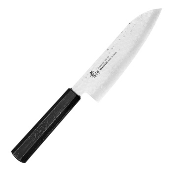 Sakai Takayuki Nanairo VG-10 Ebony Nóż Santoku 17 cm