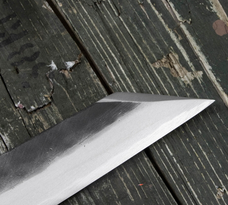 Hideo Kitaoka Shirogami Black Oktagon Nóż Kiritsuke 27 cm