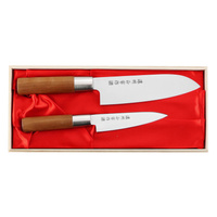 Satake Masamune Zestaw Nóż Santoku + uniwersalny