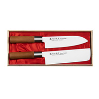 Satake Masamune Zestaw Nóż Santoku + Nakiri